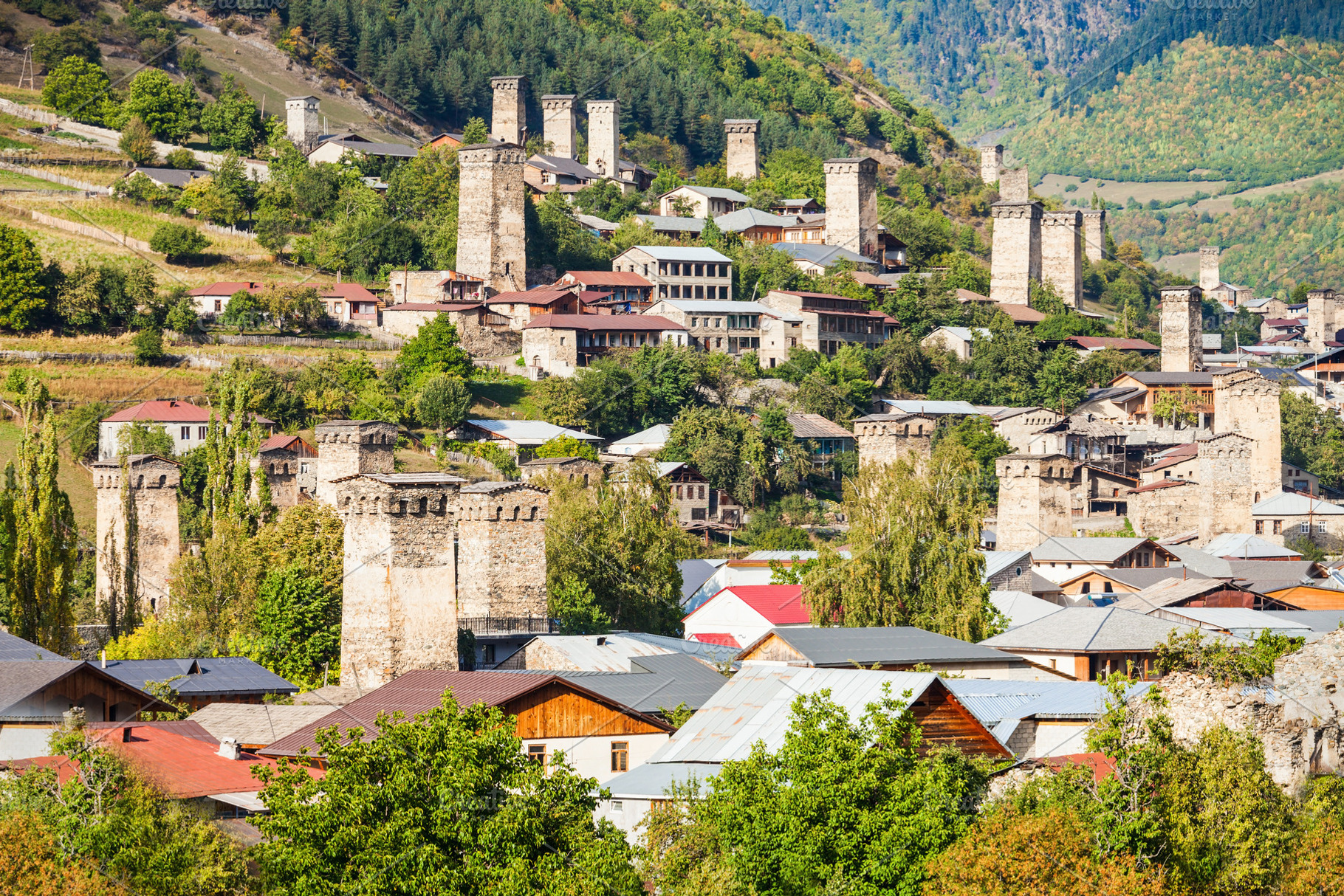 Mestia in Georgia, a Photo by saiko3p