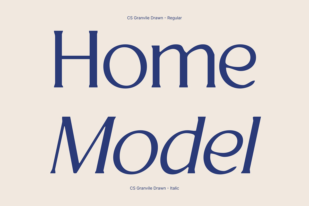 CS Granvile Drawn, a Serif Font by Craft Supply Co. (Photo 3 of 8)