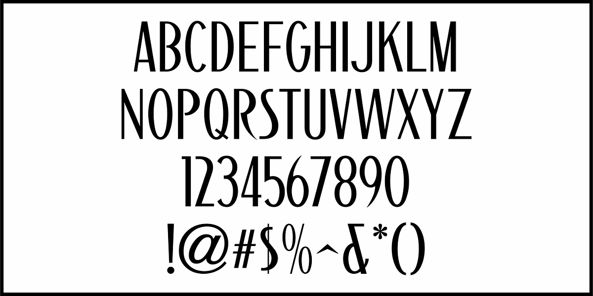 Deco Revival JNL, a Font by Jeff Levine Fonts (Photo 3 of 5)