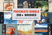 Procreate bundle brushes, a Brush Add-On by Spark Studio Brushes (Thumbnail 1 of 19)