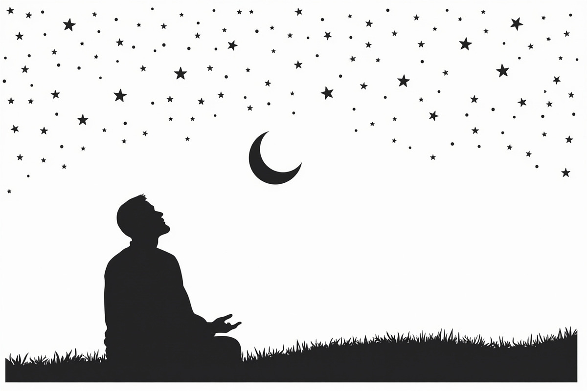 Cosmic Yoga Silhouettes Set, an Illustration by BIPLOB EXPERT (Photo 3 of 9)