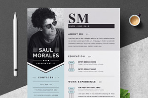 Modern Resume Template, a Resume Template by ResumeInventor