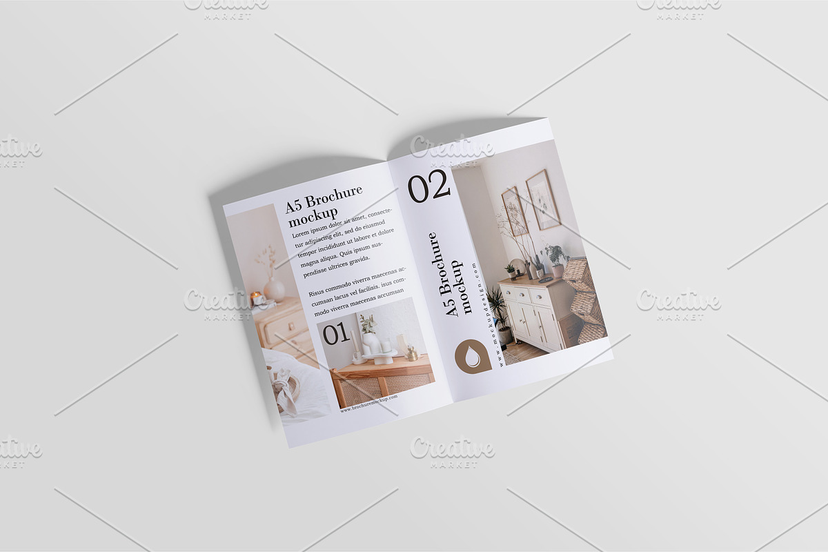 A5 Bifold Brochure Mockup Bundles, a Books & Magazine Mockup by Ambo Ampeng (Photo 22 of 26)