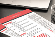 Professional Portfolio Resume Set-4, a Resume Template by Made by Mancie (Thumbnail 1 of 3)