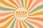 20 Retro Sunburst Backgrounds, a Texture Graphic by MelanthaGraphics (Thumbnail 1 of 6)