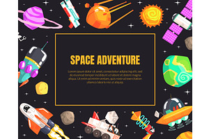 Space Adventure Banner Template