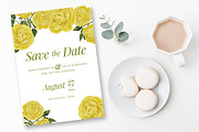 Yellow Roses Wedding Collection, an Invitation Template by Charming Ink (Thumbnail 2 of 3)