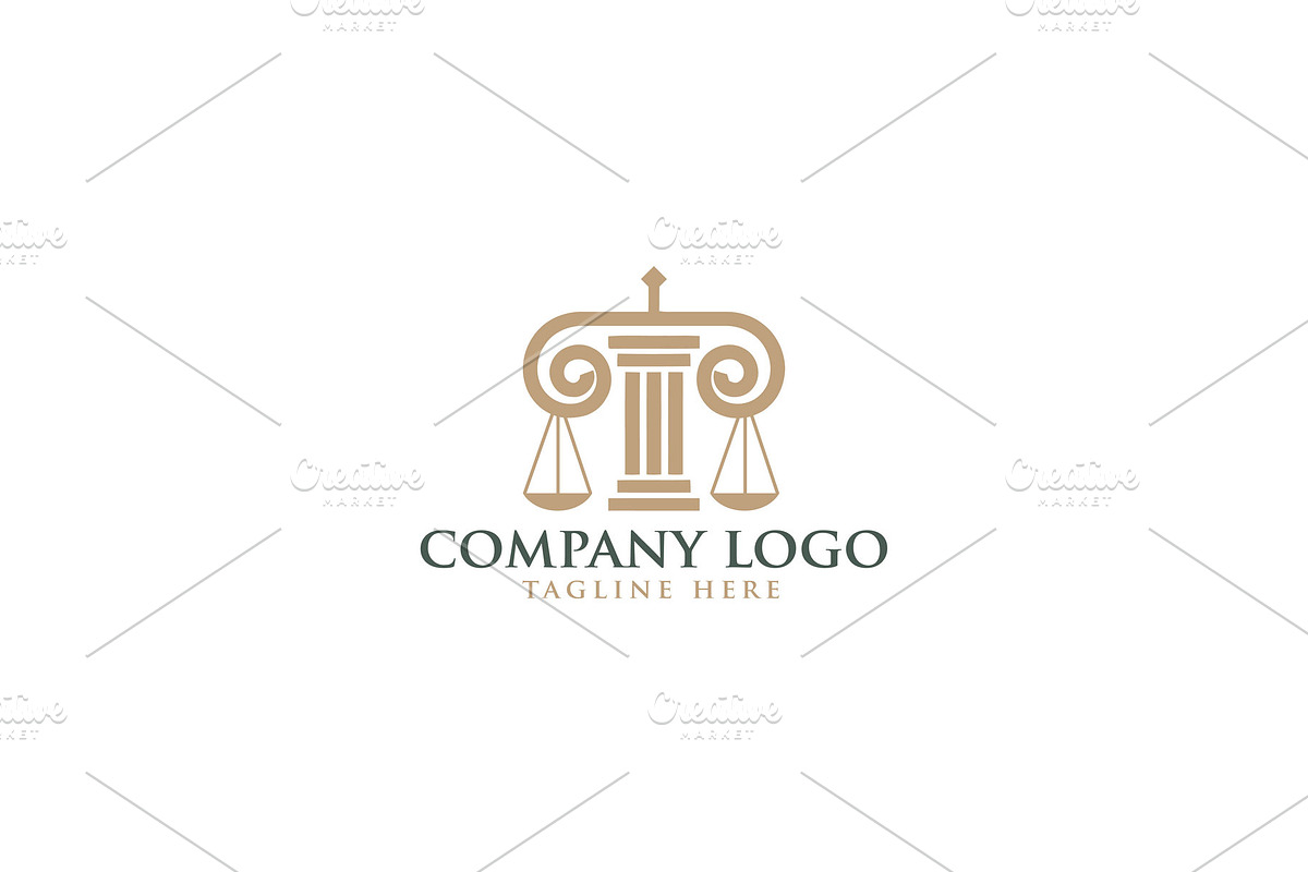 Law Firm Logo Design Vector, a Branding & Logo Template by ArmanHossen75