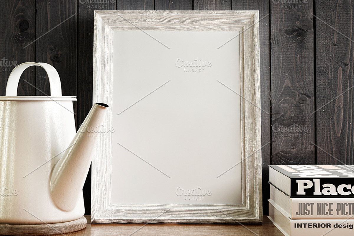 4 PSD FRAME MOCKUPS, a Print Template by Egor Shkolnikov (Photo 3 of 6)