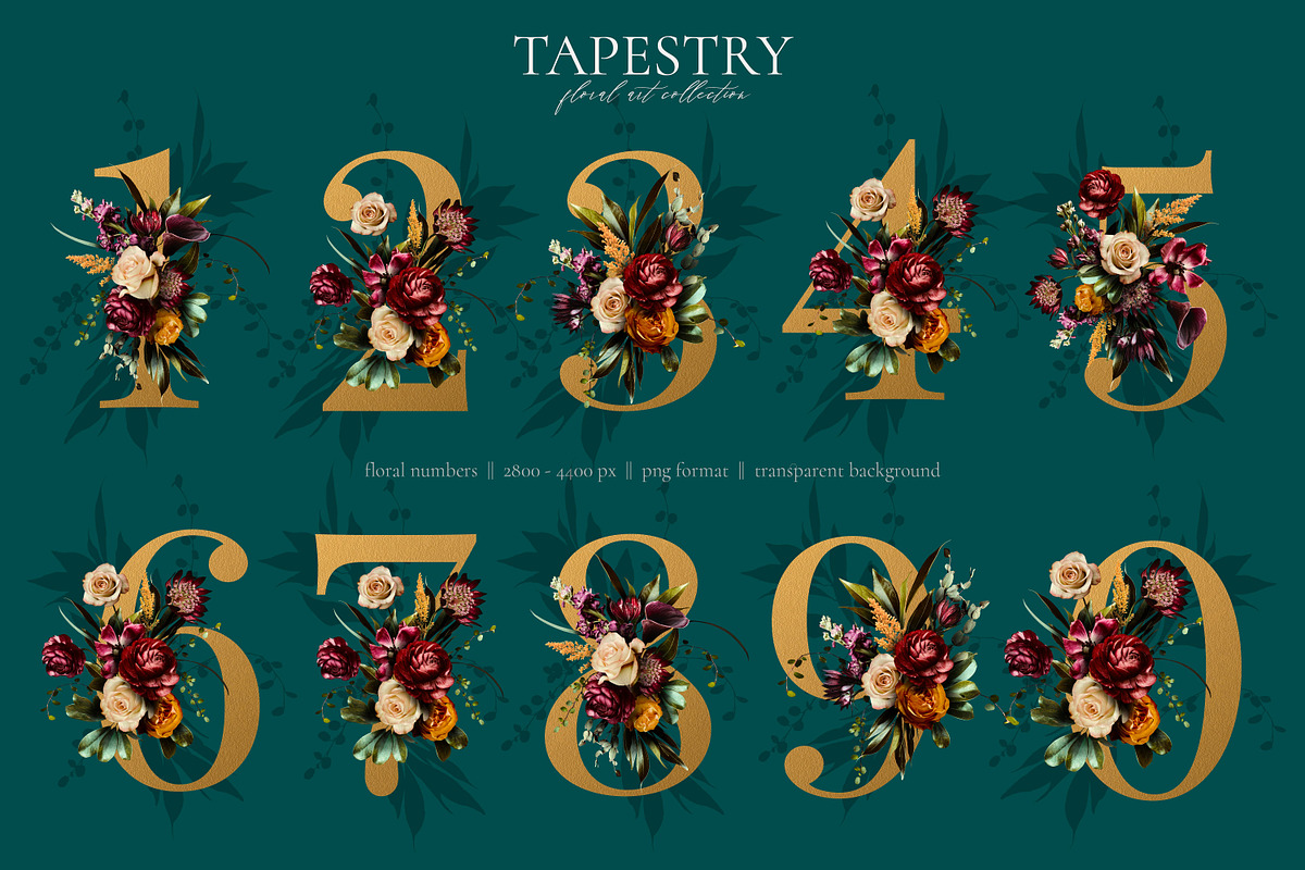 Tapestry Floral Art Collection, an Object Graphic by Eclectic Anthology (Photo 13 of 18)