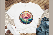 Stained Glass Lotus Bundle, an Illustration by Sublimation Artist (Thumbnail 4 of 6)