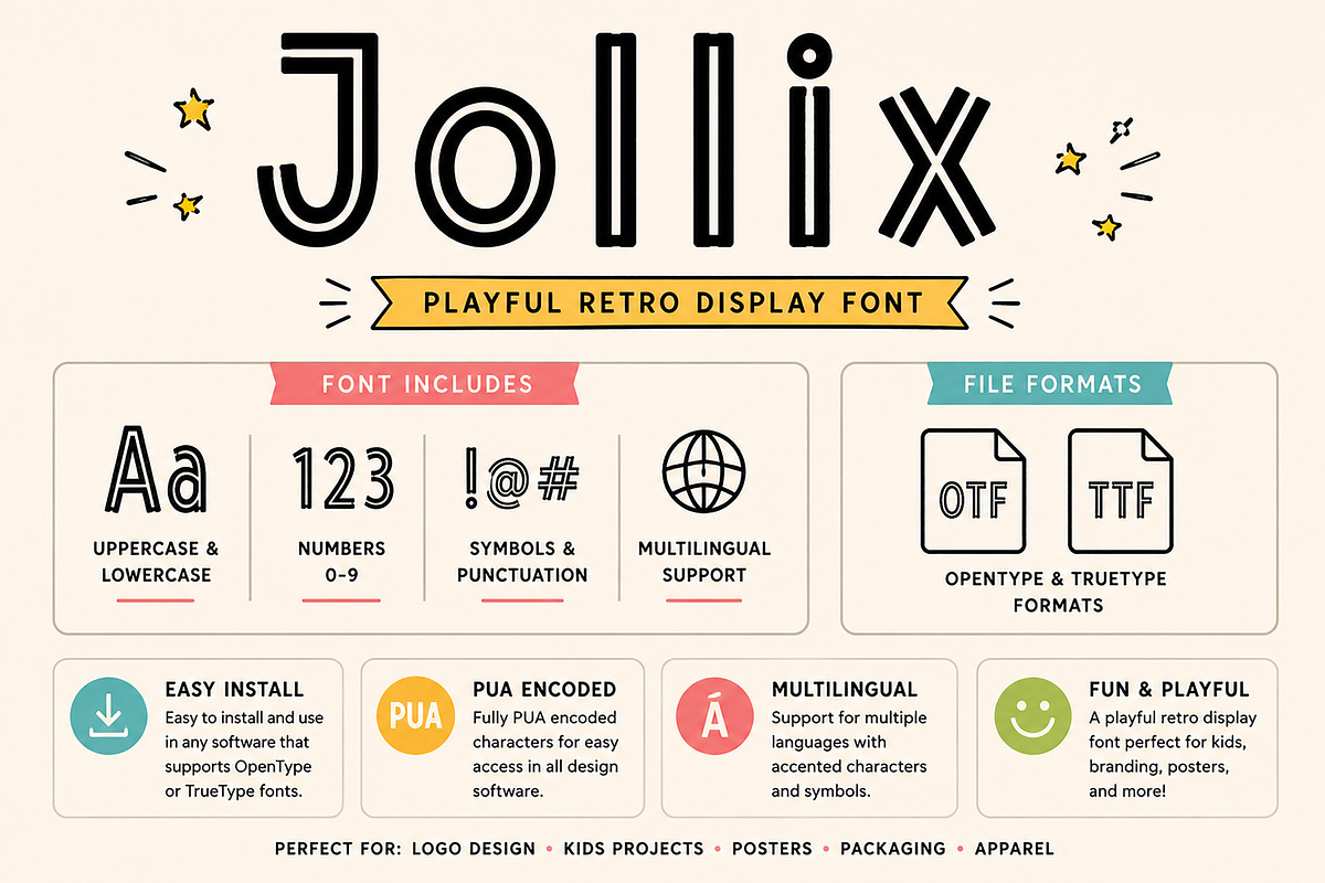Jollix, a Slab Serif Font by Wow Magic (Photo 5 of 5)