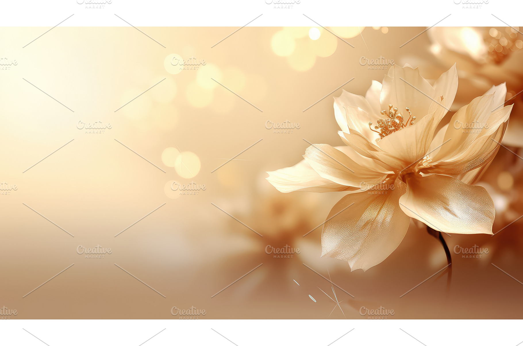 yellow gold flower background ai, a Nature Photo by pikepicture