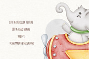 Watercolor Cute Pilot Animal Clipart, an Animal Illustration by ekossa_art (Thumbnail 5 of 6)