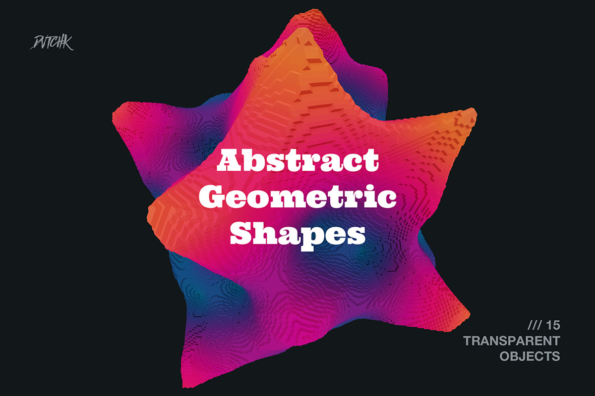 Abstract Geometric Shapes, a Background Graphic by dvtchk (Photo 2 of 9)