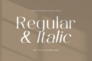 Ameda - Modern Stylish Sans Serif