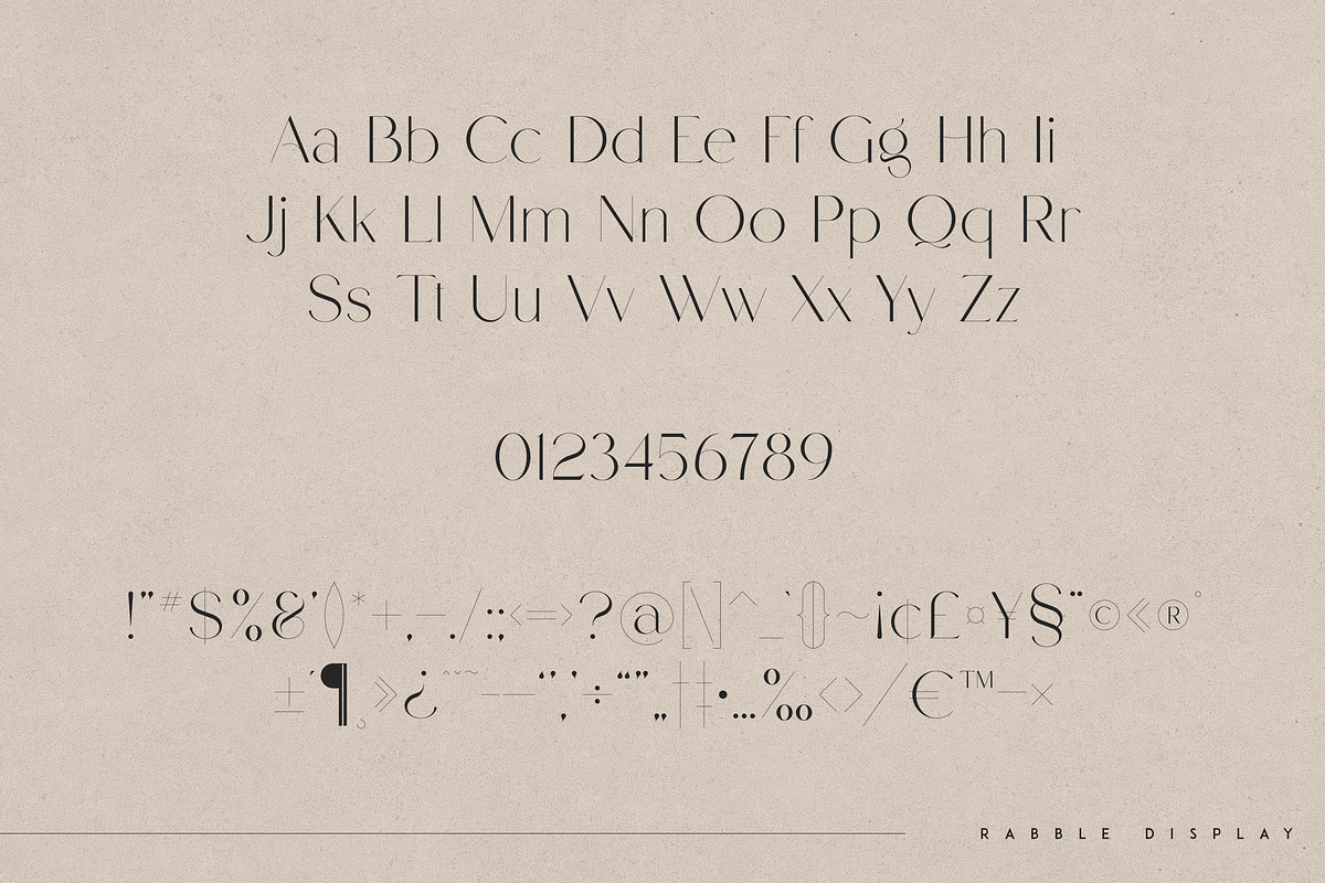 Rabble - display typeface, a Serif Font by Only Fonts (Photo 8 of 10)
