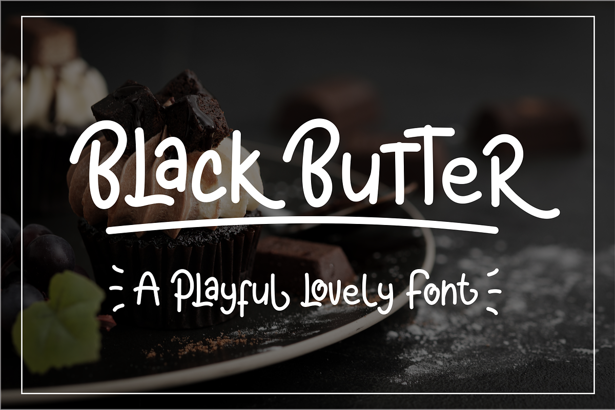 Black Butter - Playful Font