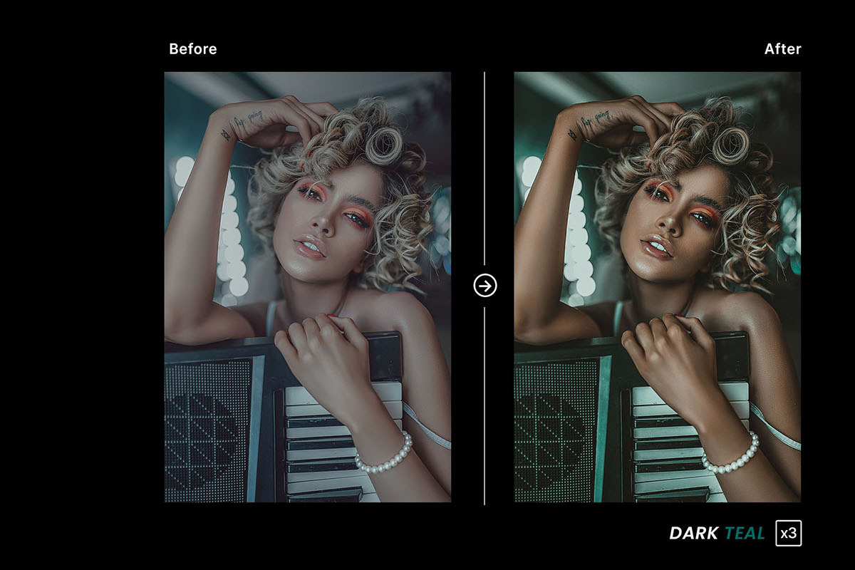 Dark Teal - Actions and Presets, an Action Add-On by Hydrozi Presets (Photo 6 of 8)