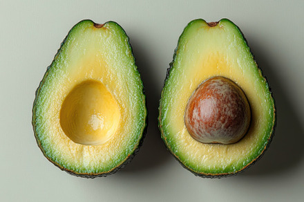 Avocado, alligator pear with half av, a Background Photo by Pixeness