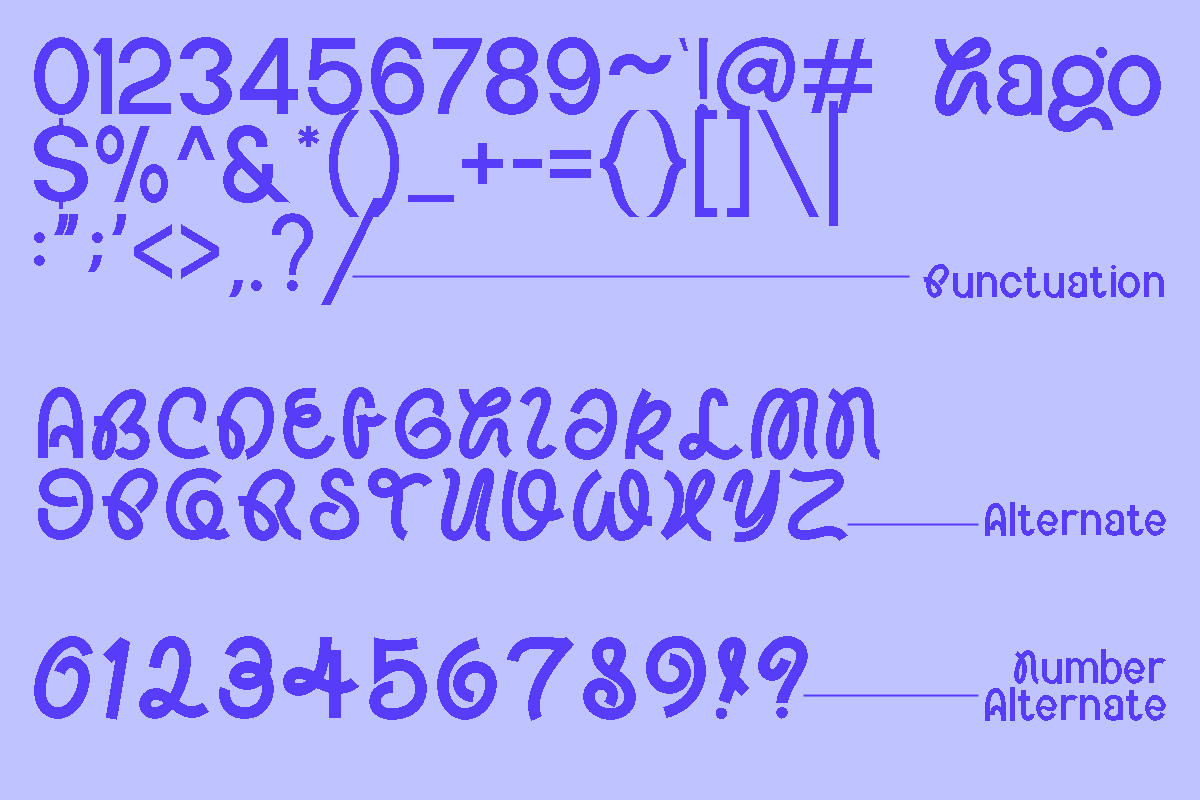 Hago - Playful Sans, a Sans Serif Font by Pandeka Studio (Photo 10 of 11)
