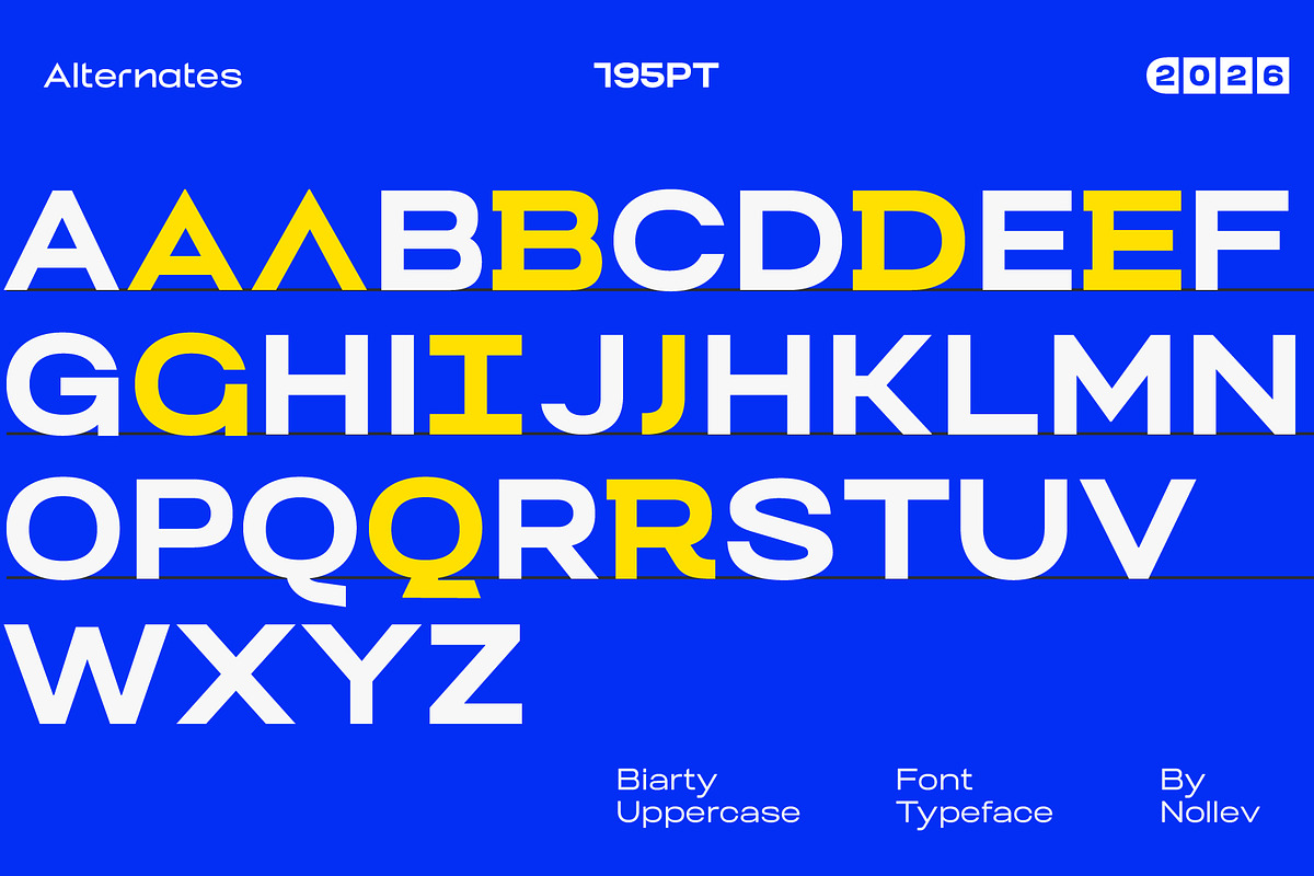 Biarty — Modern Neo-Grotesk Sans, a Sans Serif Font by Nollev (Photo 9 of 13)