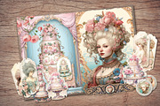 Marie Antoinette Scrapbook Kit, a Person Illustration by Secret Helper (Thumbnail 7 of 8)