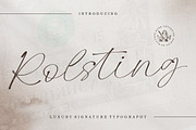 Rolsting Script, a Script Font by Rastype (Thumbnail 11 of 11)
