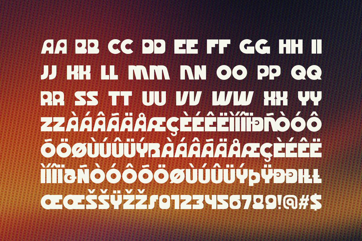 Aroin - Modern Manufacturing Font, a Sans Serif Font by Pandeka Studio (Photo 9 of 9)