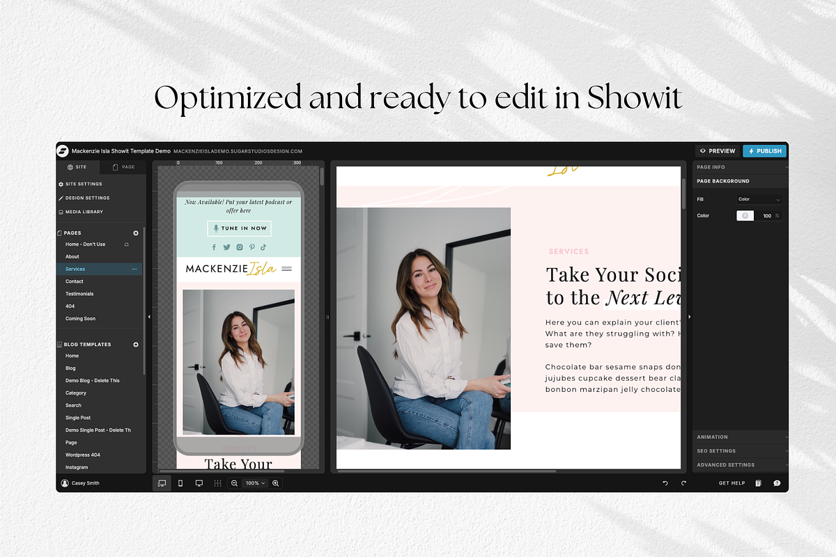 Business Website & Sales Page Bundle, a Landing Page Template by Sugar Studios (Photo 2 of 11)