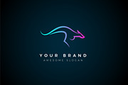 Kangaroo Logo, a Branding & Logo Template by Luis Muniz (Thumbnail 1 of 2)