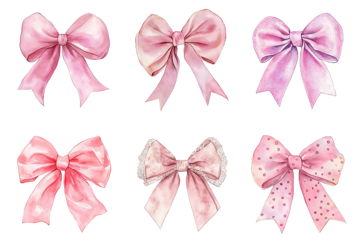 Pink Coquette Bow Sublimation, an Illustration by SinaCreation (Photo 3 of 5)