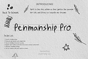 Penmanship pro, a Handwritten Font by portype (Thumbnail 1 of 5)