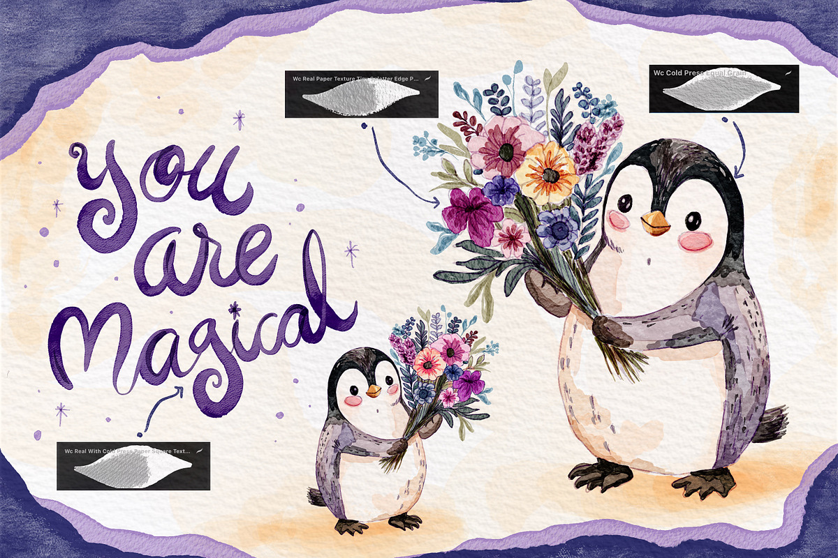 Super Natural Watercolour Brushes, a Brush Add-On by ArtstudioByKhushbu (Photo 6 of 12)