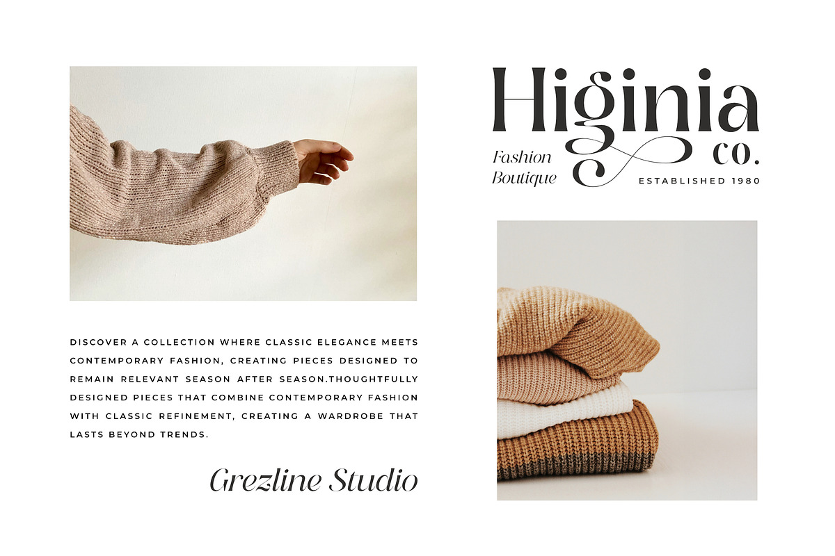 Magiko – Fashion Typeface, a Serif Font by Grezline Studio (Photo 3 of 11)