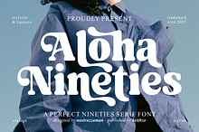 Aloha Nineties - Retro Serif Font