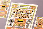 Summer Music Festival Flyer Set, a Flyer Template by Annora Studio (Thumbnail 6 of 6)