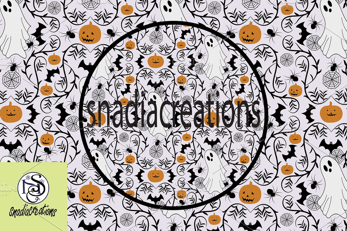 Happy Halloween, a Pattern Graphic by snadiacreations (Photo 1 of 3)