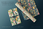 Chinoiseries Toile Seamless Patterns, a Pattern Graphic by Olya Creative (Thumbnail 7 of 25)