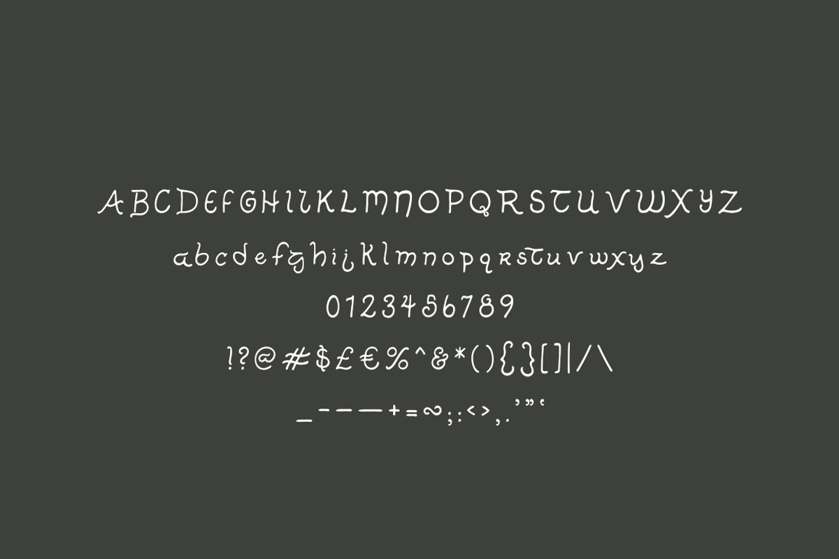 Ireland: A Hand-Lettered Font preview 6