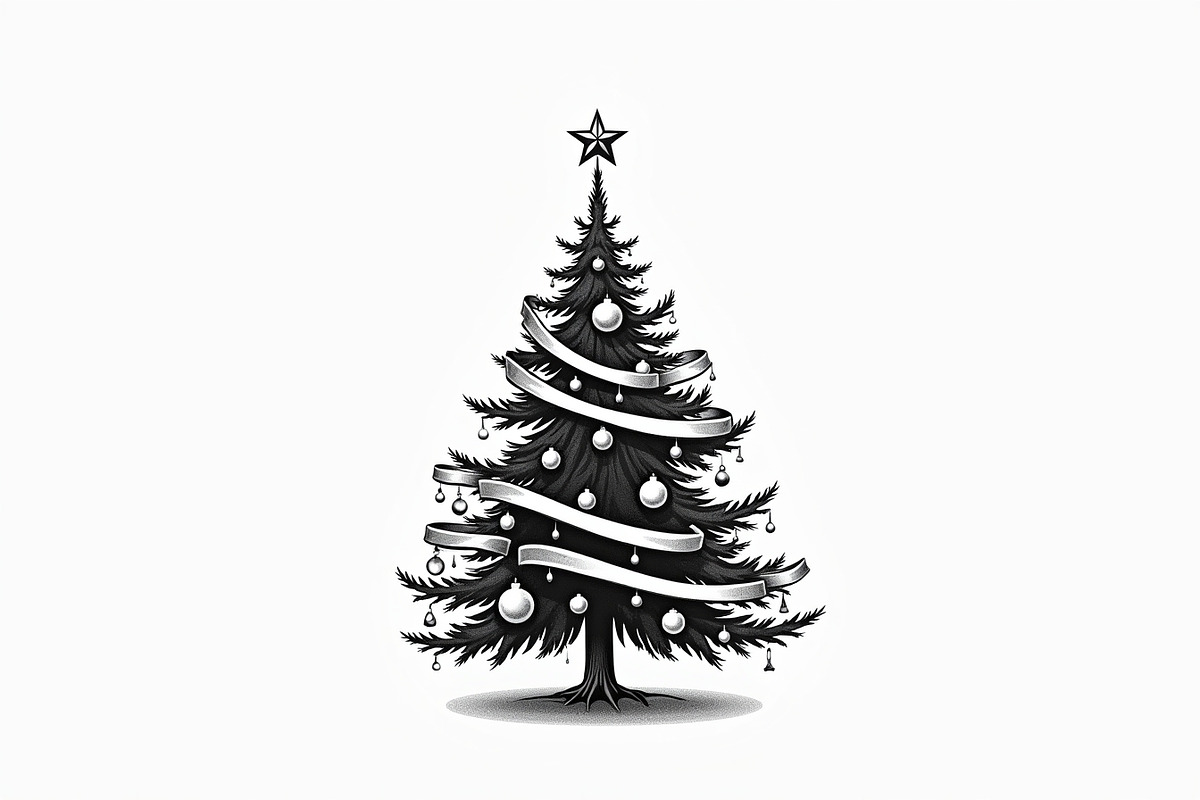 Christmas Tree Ornament Design Pack, an Illustration by musafir_fashion (Photo 17 of 21)