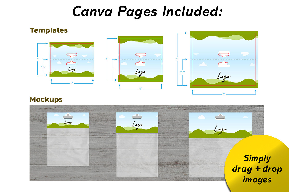 Header Cards Mockup + Template, a Packaging Mockup by Korner (Photo 3 of 11)