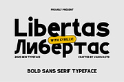 Libertas Bold Sans Serif Font, a Sans Serif Font by Vadovastd (Thumbnail 1 of 8)