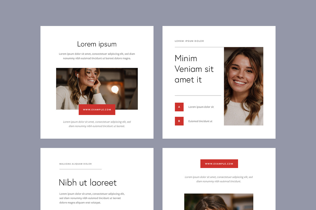 Clean Coaching Instagram Templates preview 2