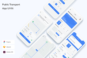 Public Transport App UI Kit