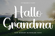 Hallo Grandma, a Handwritten Font by InermediaSTUDIO (Thumbnail 1 of 8)