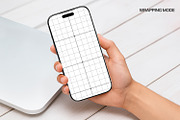 Holding iPhone 17 Pro Max Mockup, an iPhone Mockup by RamStudio2 (Thumbnail 4 of 11)