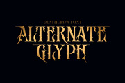 DEATH CROW, a Blackletter Font by senzana (Thumbnail 7 of 8)