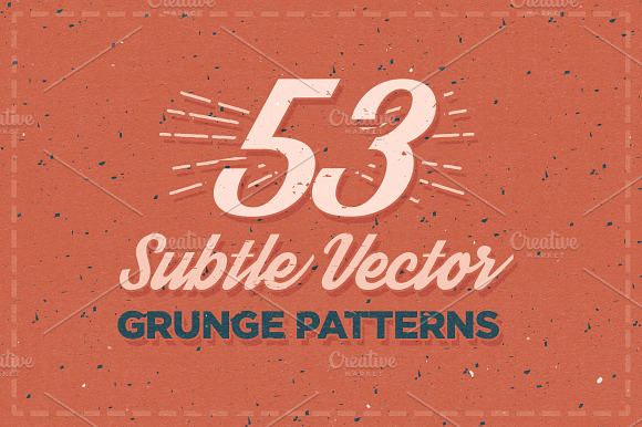 53 Subtle Vector Grunge Patterns preview 5