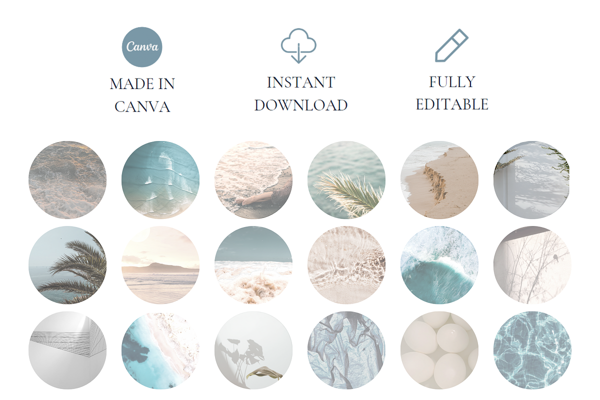 Ocean Instagram Highlight Icons, an Icon by IRISEA DESIGNS (Photo 3 of 4)